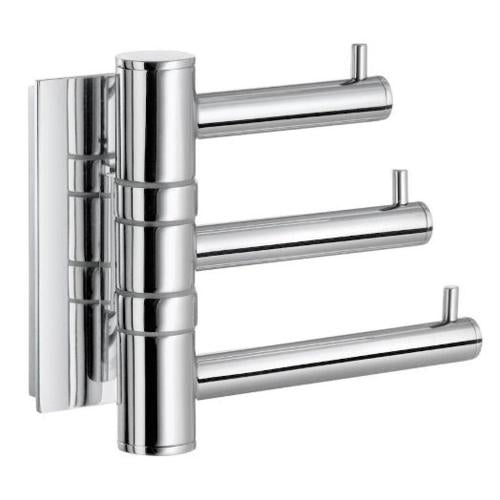 Smedbo - Pool Swing Arm Triple Hook In Polished Chrome