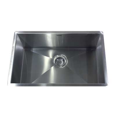 Nantucket Sinks - 28 Inch Pro Series Large Rectangle Single Bowl Undermount Zero Radius SS Sink