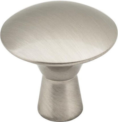 Elements - 1-1/16 Inch Diameter Zachary Cabinet Mushroom Knob
