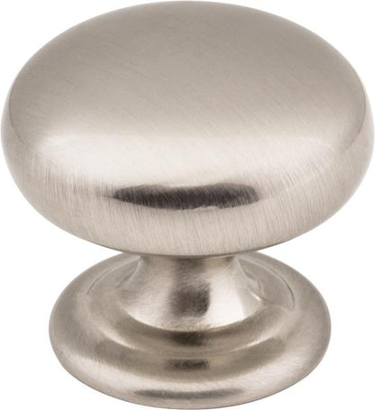 Elements - 1-1/4 Inch Diameter Dark Bronze Florence Cabinet Mushroom Knob