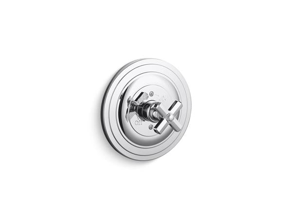 Kallista - For Town Pressure Balance Trim, Cross Handle