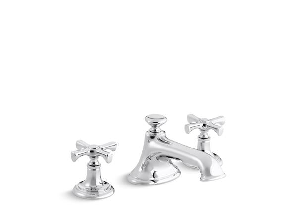 Kallista - Bellis Sink Faucet, Noble Spout, Cross Handles
