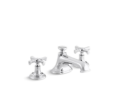 Kallista - Bellis Sink Faucet, Noble Spout, Cross Handles