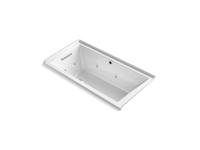 Kohler - Underscore 60 X 30 Inch Alcove Heated Bubblemassage Air Bath With Whirlpool