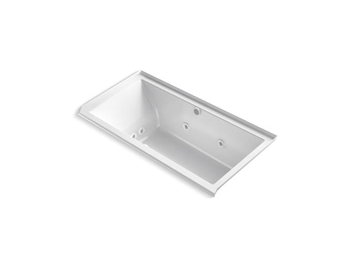 Kohler - Underscore 60 X 30 Inch Alcove Heated Bubblemassage Air Bath With Whirlpool