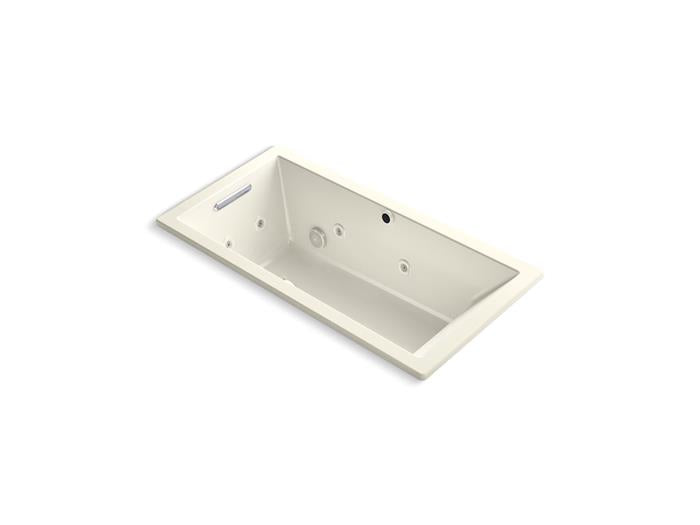 Kohler - Underscore 60X30 Inch Drop-In Heated Bubblemassage Air Bath With Whirlpool
