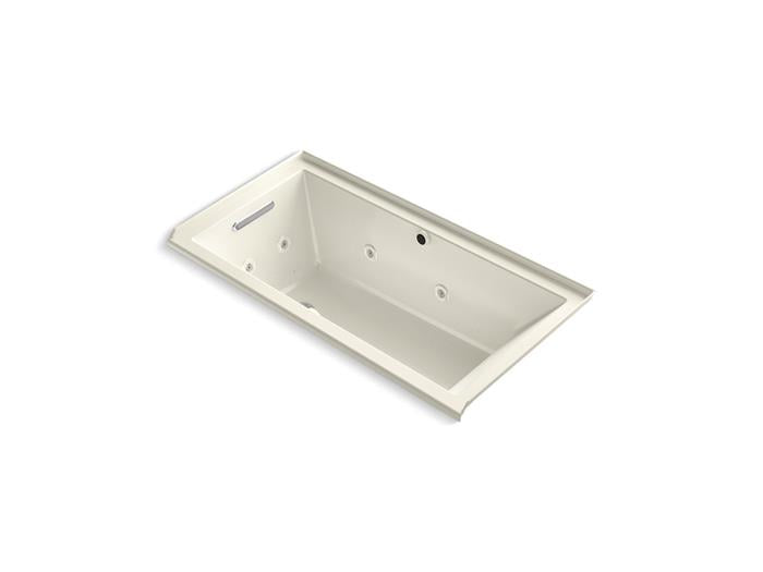 Kohler - Underscore 60 X 30 Inch Alcove Heated Bubblemassage Air Bath With Whirlpool