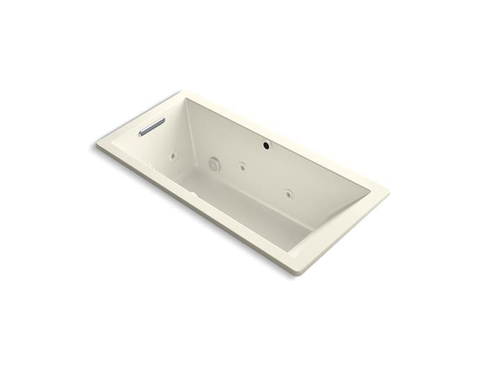 Kohler - Underscore 66 X 32 Inch Drop-In Heated Bubblemassage Air Bath With Whirlpool