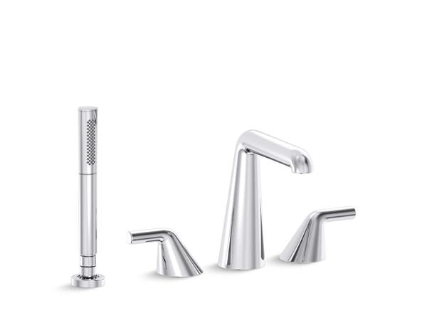 Kallista - Taper By Big Deck-Mount Bath Faucet W/ Diverter, Lever Handles