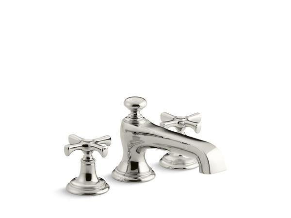 Kallista - Bellis Deck-Mount Bath Faucet, Cross Handles