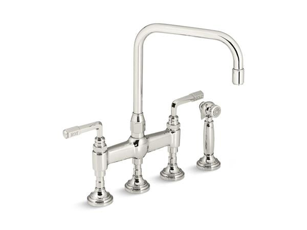 Kallista - For Town Kitchen Faucet, Lever Handles, W/ Sidespray