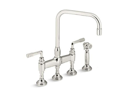 Kallista - For Town Kitchen Faucet, Lever Handles, W/ Sidespray