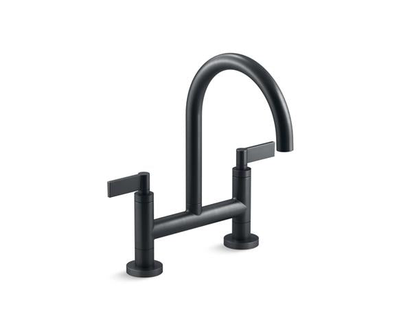 Kallista - One Kitchen Deck-Mount Bridge Faucet, Lever Handles
