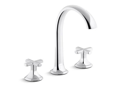 Kallista - Script Sink Faucet, Arch Spout, Cross Handles