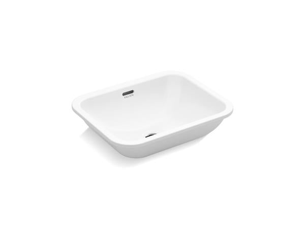 Kallista - Perfect Under-Mount Sink W/ Overflow, Soft Rectangle, Glazed
