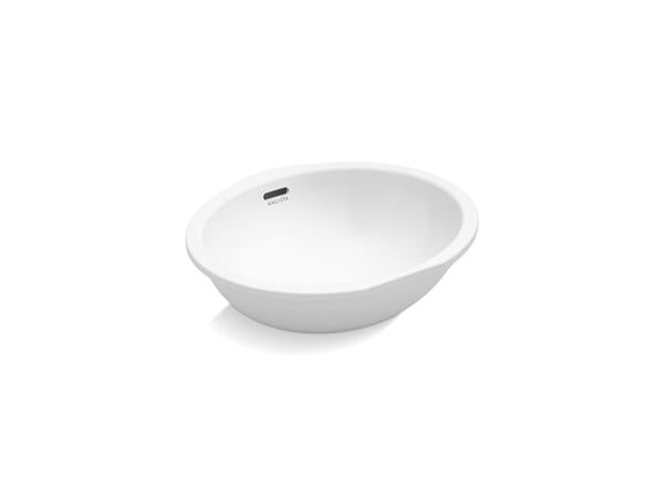 Kallista - Perfect Under-Mount Sink W/ Overflow, Soft Oval, Glazed