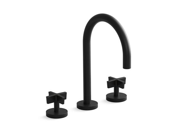 Kallista - One Sink Faucet, Gooseneck Spout, Cross Handles
