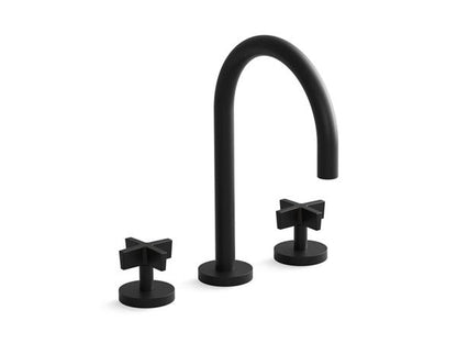 Kallista - One Sink Faucet, Gooseneck Spout, Cross Handles