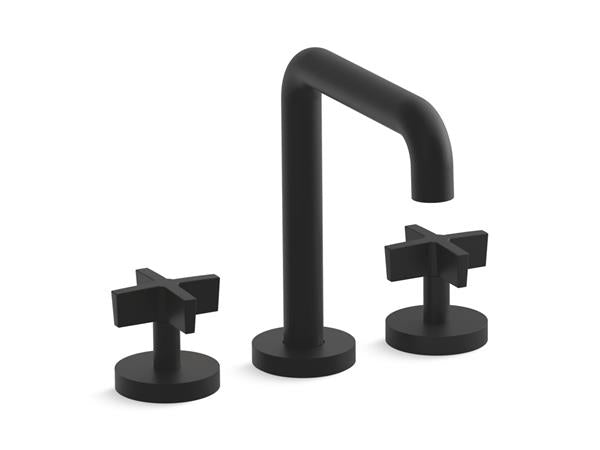 Kallista - One Deck-Mount Bath Faucet, Tall Spout, Cross Handles