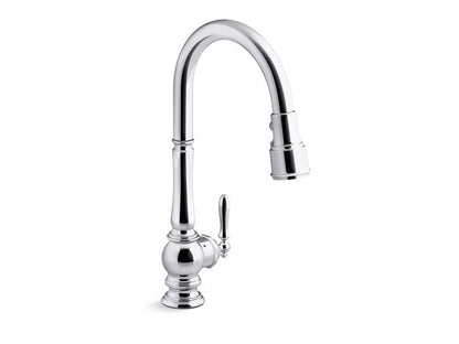 Kohler - Artifacts Touchless Pull-Down Kitchen Sink Faucet With Three-Function Sprayhead With Konnect
