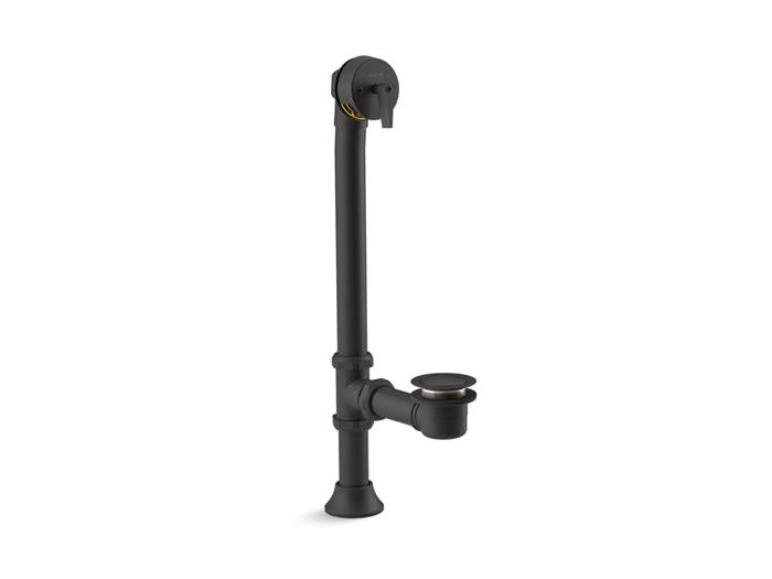 Kohler - Clearflo Decorative 1-1/2 Inch Adjustable Pop-Up Bath Drain For 5' Whirlpool With Tailpiece