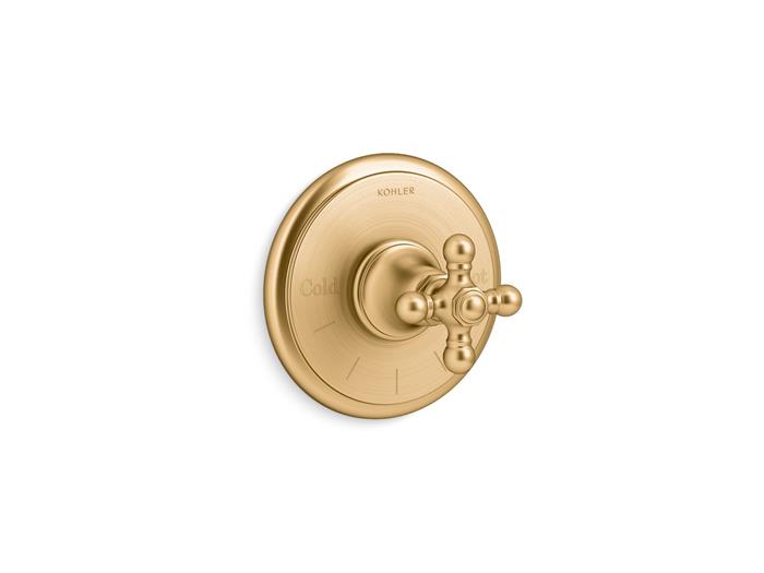 Kohler - Artifacts Thermostatic Valve Trim, Cross Handle
