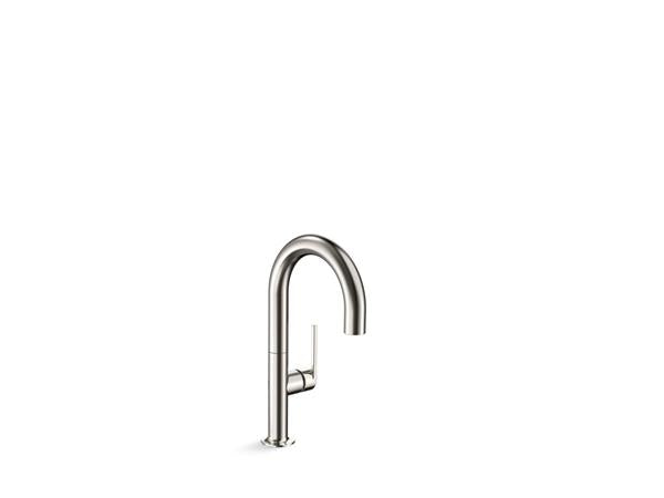 Kallista - Juxtapose Bar Faucetwith Polished Nickel Accents