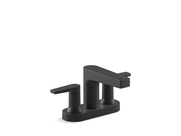 Kohler - Taut Centerset Bathroom Sink Faucet, 1.2 Gpm