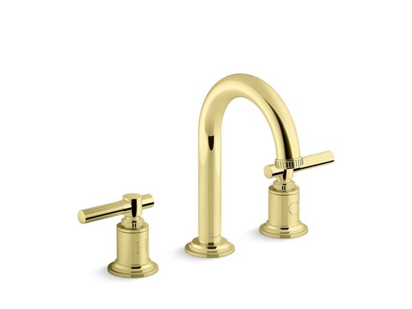 Kallista - Central Park West Sink Faucet, Arch Spout, Lever Handles
