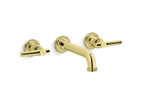 Kallista - Central Park West  Wall-Mount Sink Faucet, Lever Handles