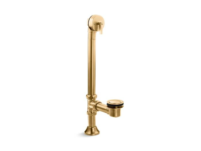 Kohler - Clearflo Decorative 1-1/2 Inch Adjustable Pop-Up Bath Drain For 5' Whirlpool With Tailpiece