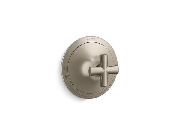 Kallista - Script Thermostatic Trim, Cross Handle