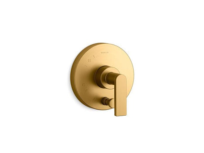 Kohler - Composed Rite-Temp Valve Trim With Push-Button Diverter And Lever Handle