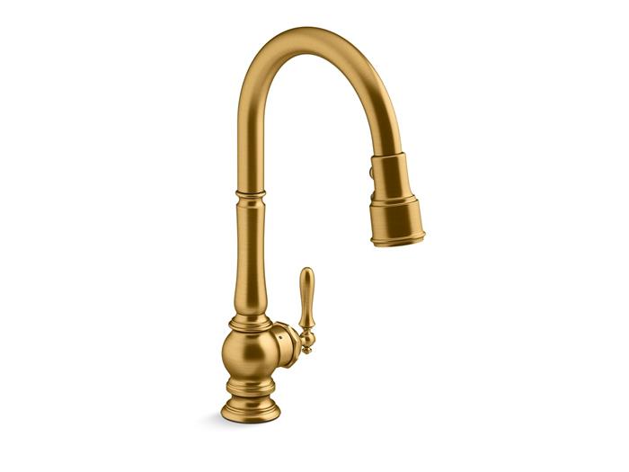 Kohler - Artifacts Touchless Pull-Down Kitchen Sink Faucet With Three-Function Sprayhead With Konnect