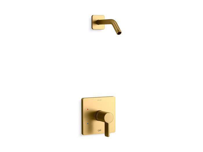 Kohler - Parallel Shower Trim, Less Showerhead