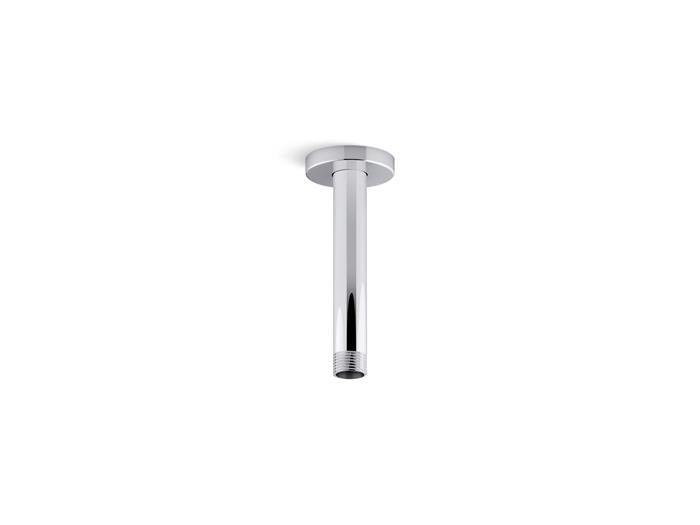 Kohler - Statement 6 Inch Ceiling-Mount Single-Function Rainhead Arm And Flange