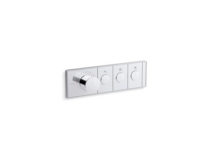Kohler - Anthem Three-Outlet Recessed Mechanical Thermostatic Valve Control