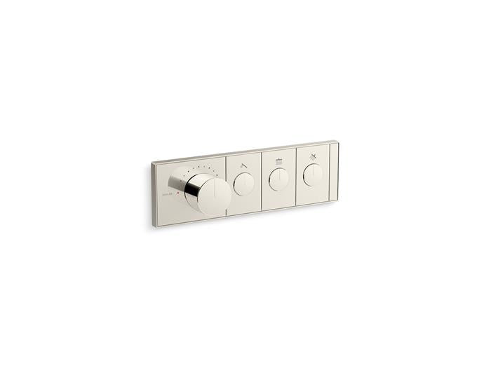 Kohler - Anthem Three-Outlet Recessed Mechanical Thermostatic Valve Control