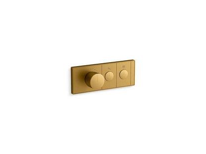 Kohler - Anthem Two-Outlet Recessed Mechanical Thermostatic Valve Control
