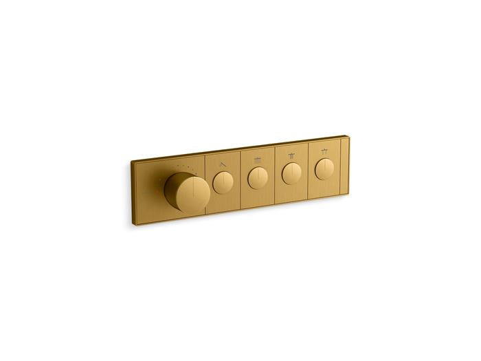 Kohler - Anthem Four-Outlet Recessed Mechanical Thermostatic Valve Control