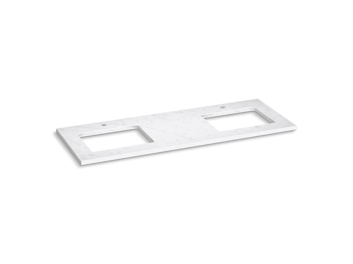 Kohler - Silestone 61 Inch Quartz Vanity Top With Two Rectangular Cutouts