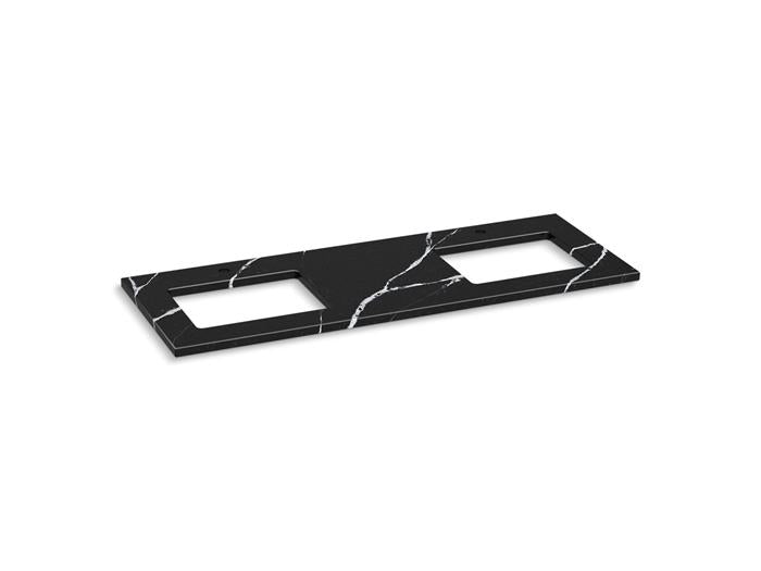 Kohler - Silestone 61 Inch Quartz Vanity Top With Two Rectangular Cutouts
