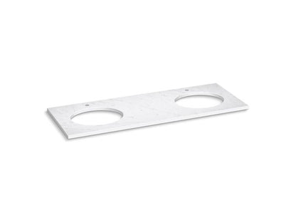Kohler - Silestone 61 Inch Quartz Vanity Top With Two Oval Cutouts