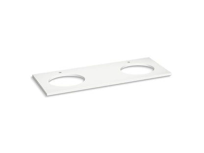 Kohler - Silestone 61 Inch Quartz Vanity Top With Two Oval Cutouts