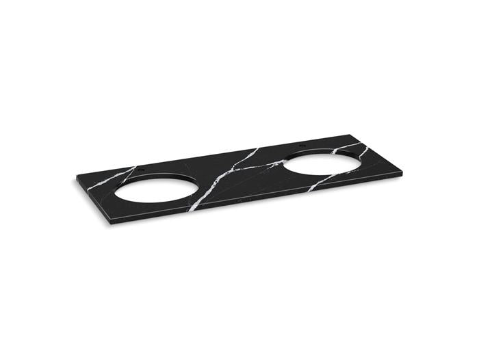 Kohler - Silestone 61 Inch Quartz Vanity Top With Two Oval Cutouts