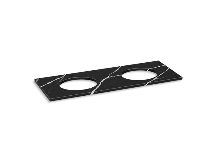 Kohler - Silestone 61 Inch Quartz Vanity Top With Two Oval Cutouts
