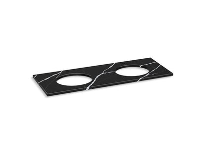 Kohler - Silestone 61 Inch Quartz Vanity Top With Two Oval Cutouts
