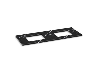 Kohler - Silestone 61 Inch Quartz Vanity Top With Two Rectangular Cutouts