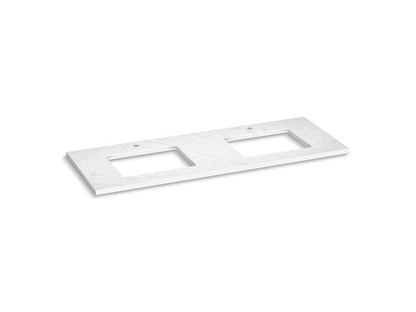 Kohler - Silestone 61 Inch Quartz Vanity Top With Two Rectangular Cutouts