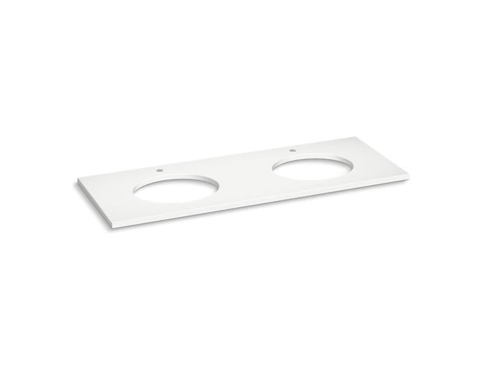 Kohler - Silestone 61 Inch Quartz Vanity Top With Two Oval Cutouts